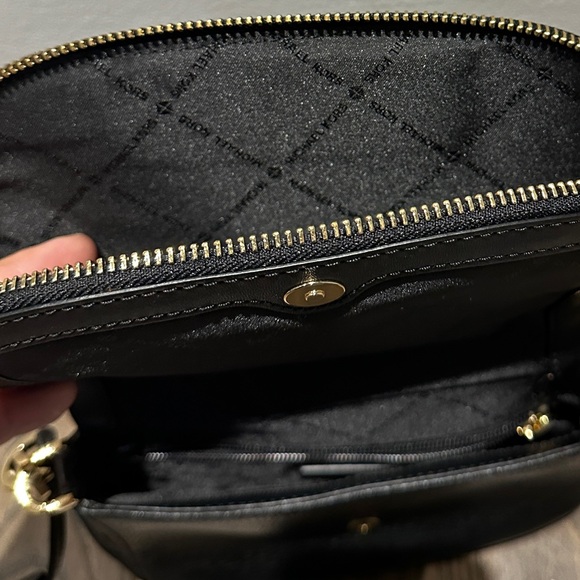 Michael Kors Black Pebbled Leather Crossbody Bag - Picture 10 of 10